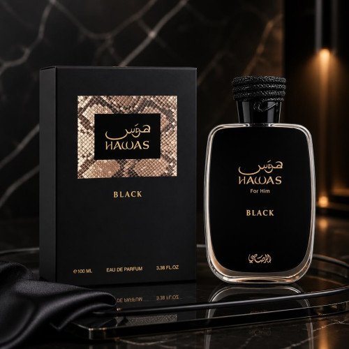 Rasasi Hawas Black For Men Eau De Parfum 100ml