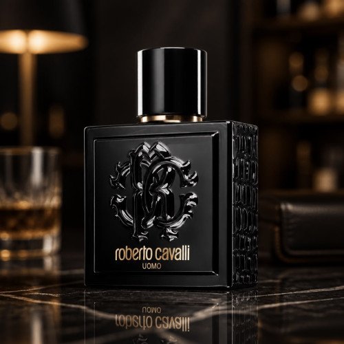 Warm Spicy Woody Perfume for Men, Roberto Cavalli Uomo EDT, Men's Luxury Fragrance100ML,